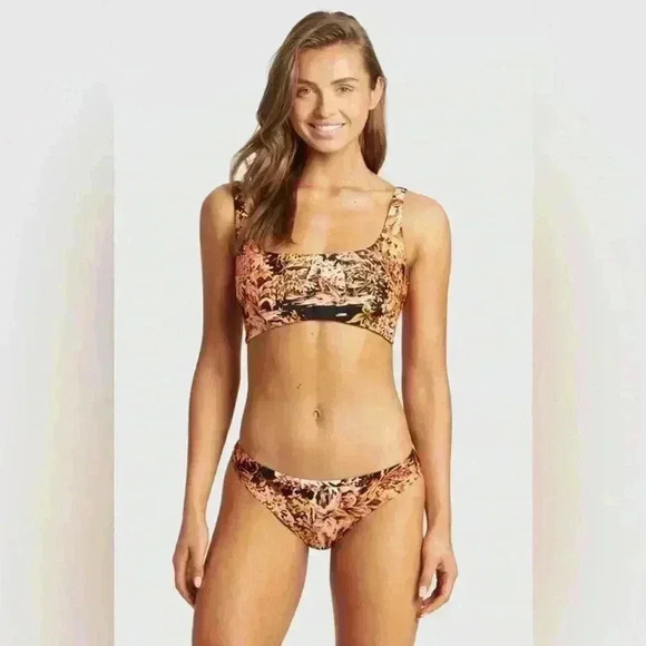 NWT Sea Level Troppica Two Piece Bikini Women’s Sz 6 Floral Beach Swimsuit‎ - Picture 4 of 16